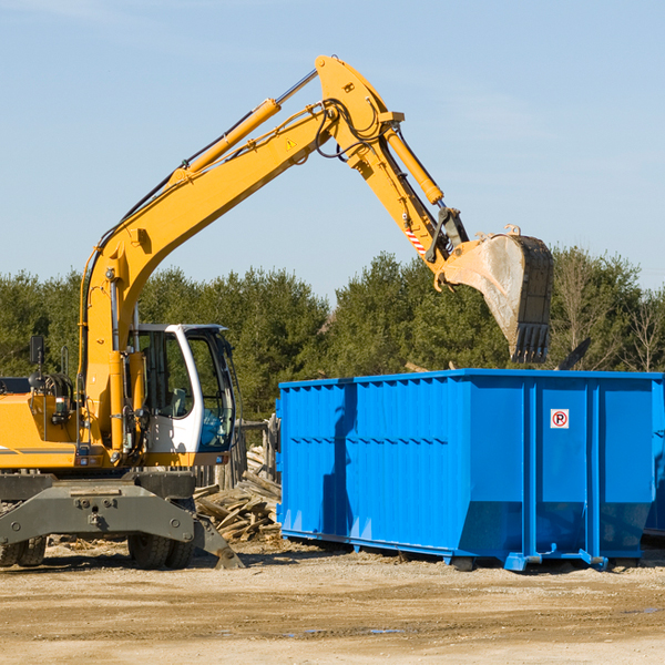 how many times can i have a residential dumpster rental emptied in Braggadocio